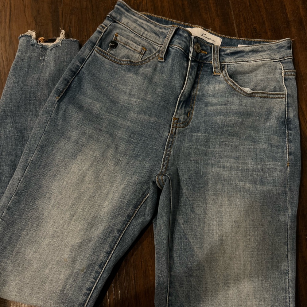 KanCan Blue Distressed Women Jeans